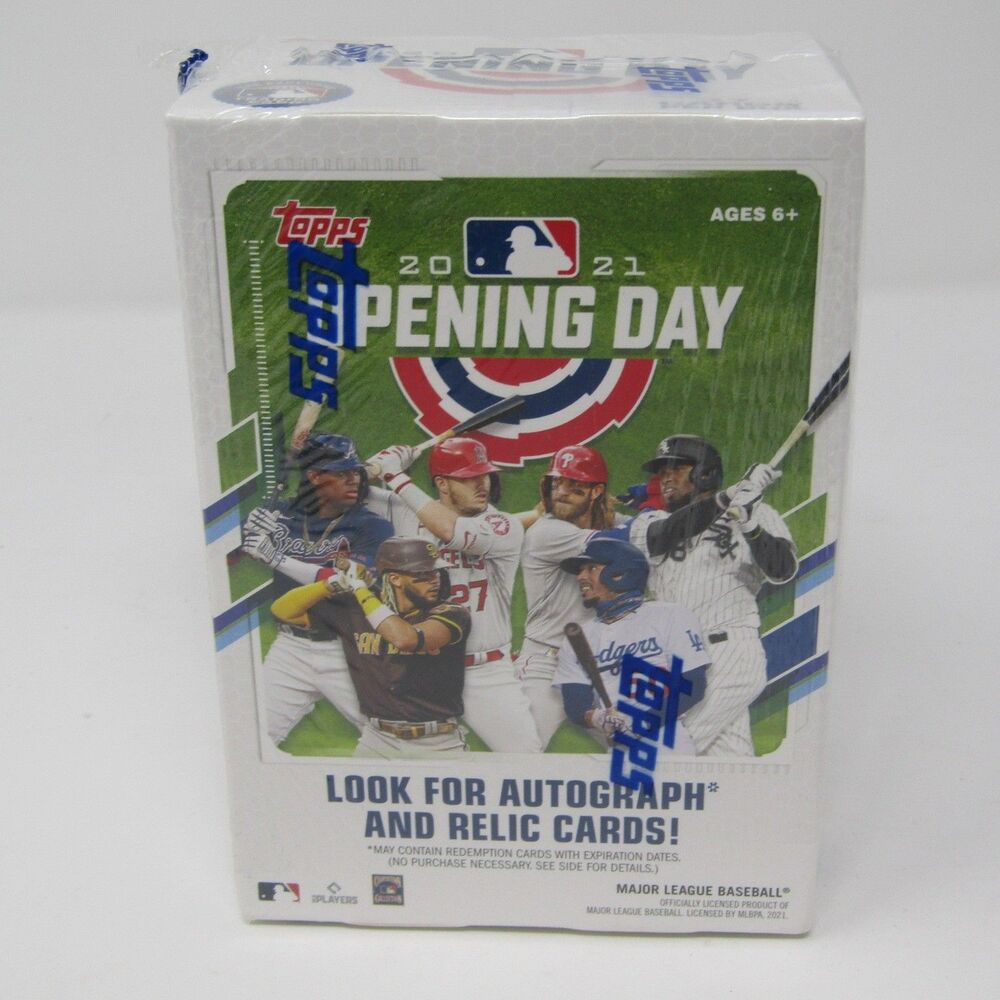 2021 Topps Opening Day Sealed Baseball Card Blaster Box 11 Packs MLB